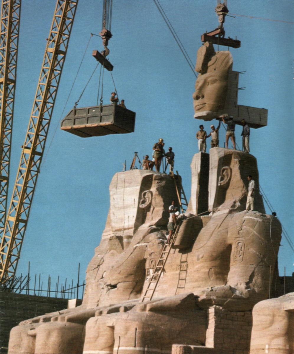 Abu Simbel temples fridge magnet Egypt travel souvenir Ramesses II